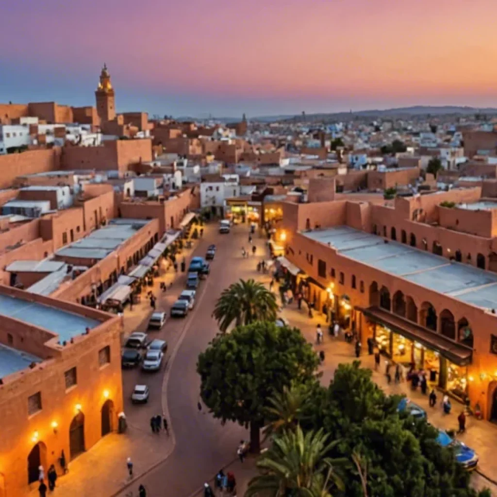 Enjoy Morocco Holiday Tour 2 A vibrant collage showcasing Morocco's rich history and unique culture, featuring traditional architecture, colorful markets, and stunning landscapes