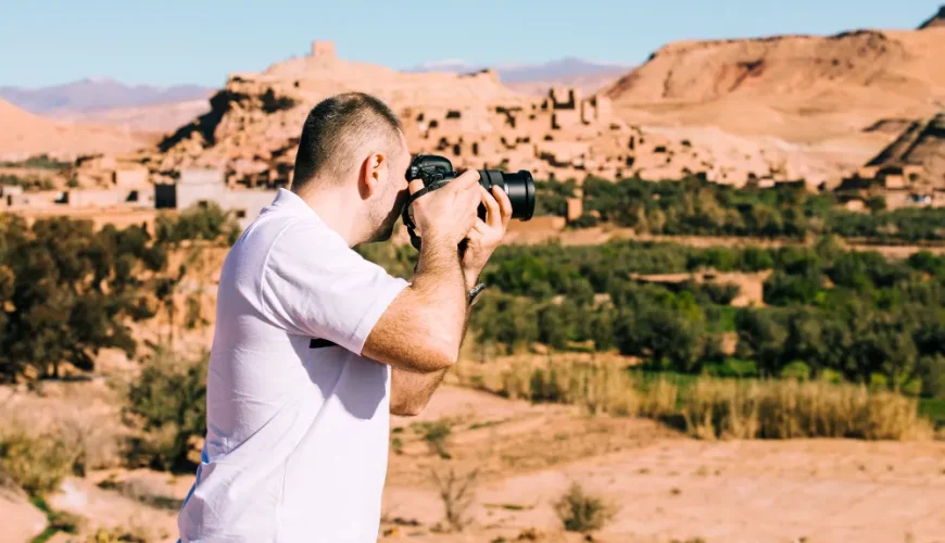Capturing the Beauty of Atlas Mountains Waterfalls : Picturesque Paradise 2 Majestic waterfalls cascading down the Atlas Mountains creating a picturesque paradise.