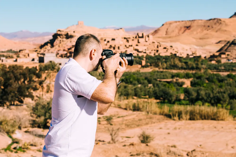 Capturing the Beauty of Atlas Mountains Waterfalls : Picturesque Paradise 1 Majestic waterfalls cascading down the Atlas Mountains creating a picturesque paradise.