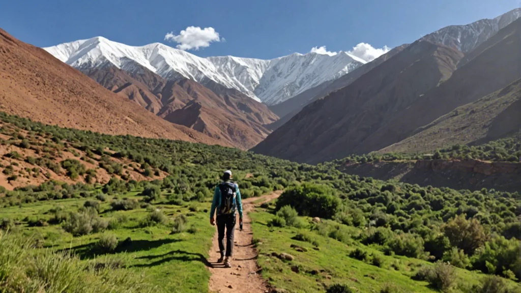 Ultimate Guide to Trekking in Morocco Atlas Mountains 1 A group of hikers enjoying a scenic view of the Trekking in Morocco Atlas Mountains while planning their trek.