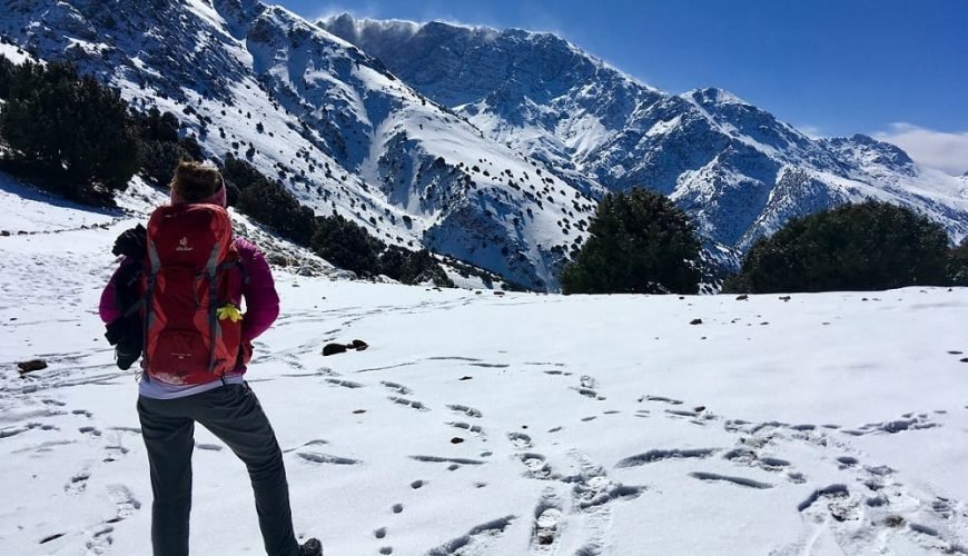 The Ultimate Guide to Hiking in Morocco Atlas Mountains 2 Adventurers Hiking in Morocco Atlas Mountains landscape