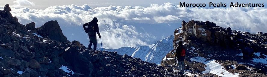 A Guide to Epic Trekking Maroc 1 Scenic view of the Atlas Mountains in Toubkal during an epic trekking maroc adventure